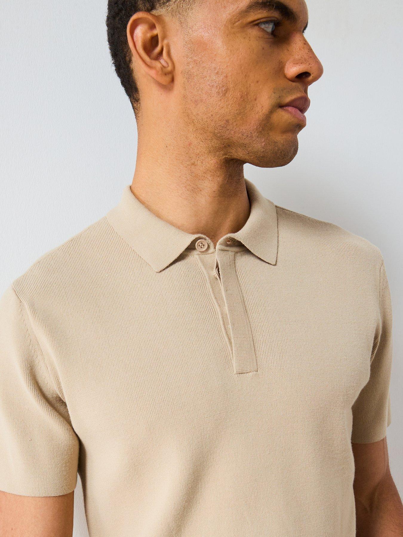 very-man-knitted-rib-short-sleeve-polo-stoneoutfit