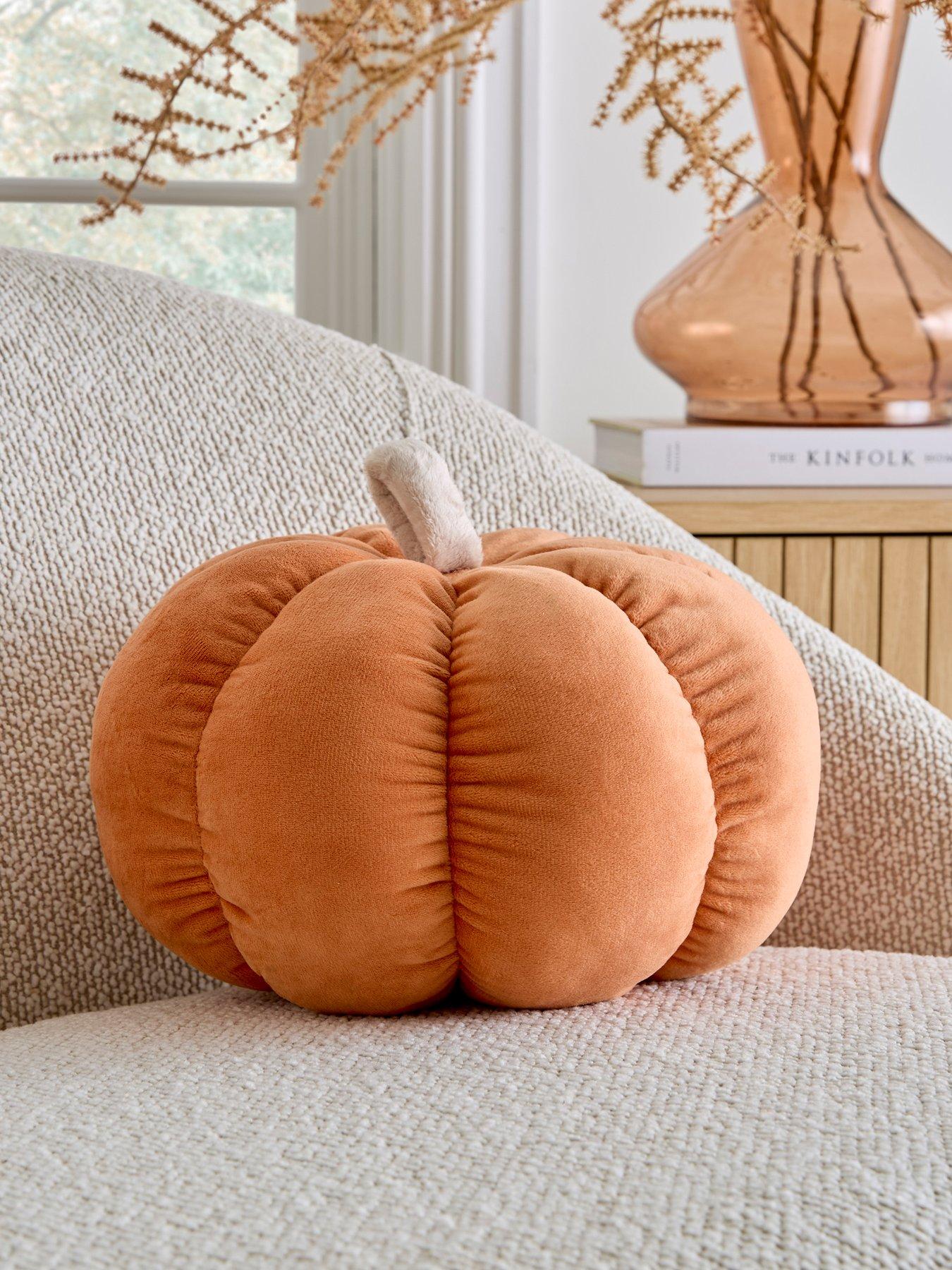 Very Home Pumpkin Cushion - Orange - 30 cm