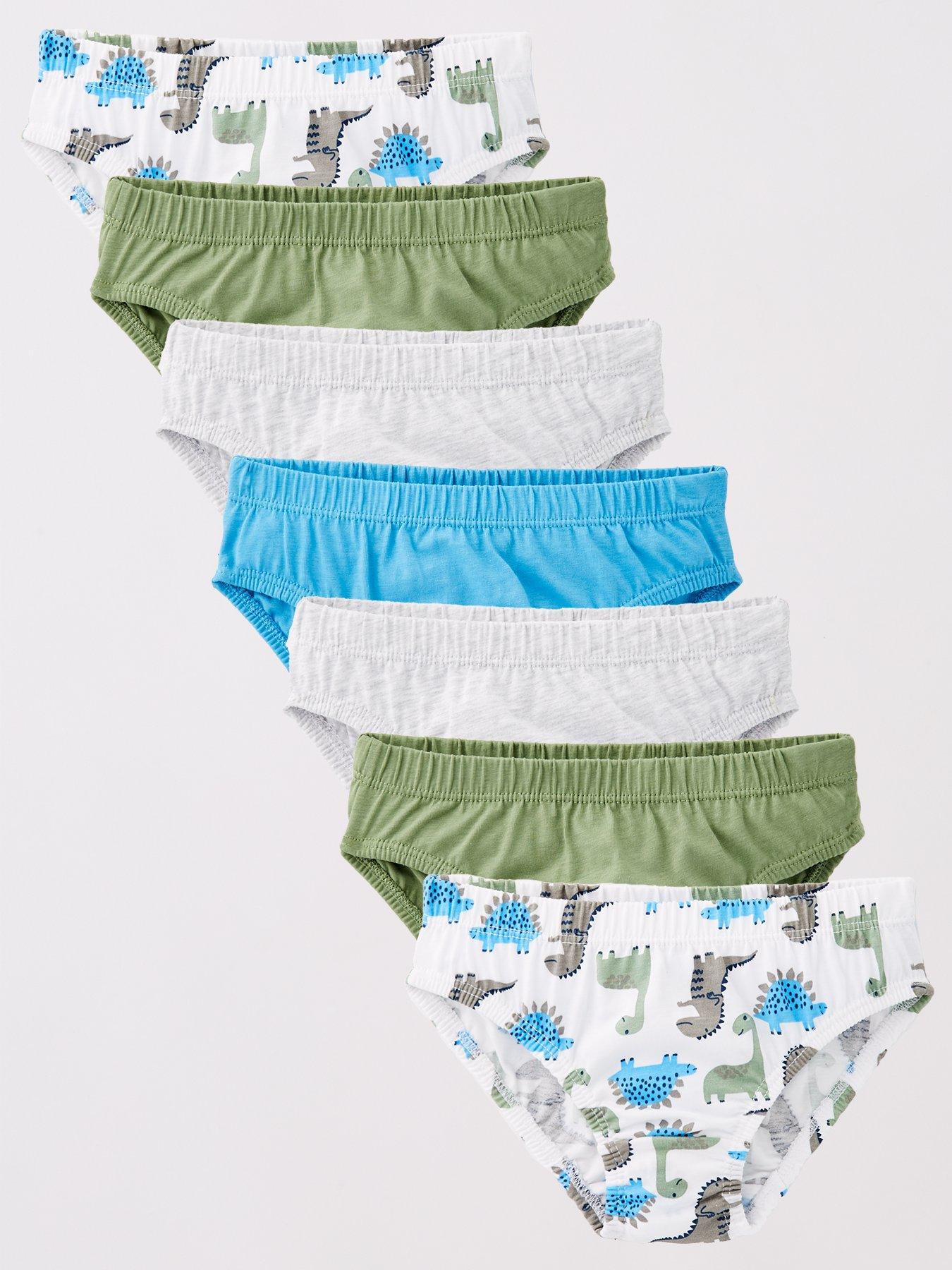 Mini V by Very 7 Pack Dinosaur Briefs - Multi