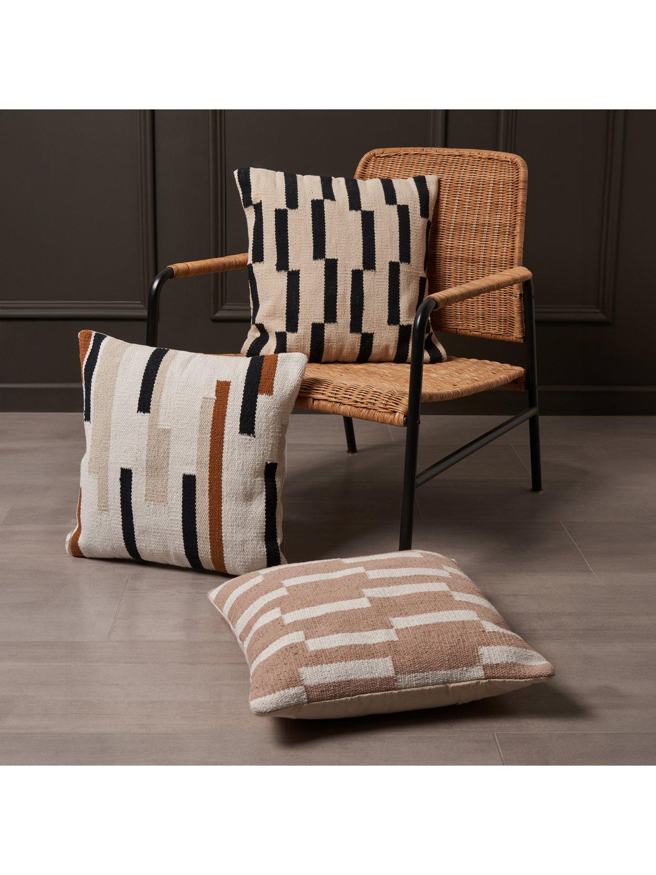 Image 5 of 7 of The Very Collection Woven Stripes Cushion