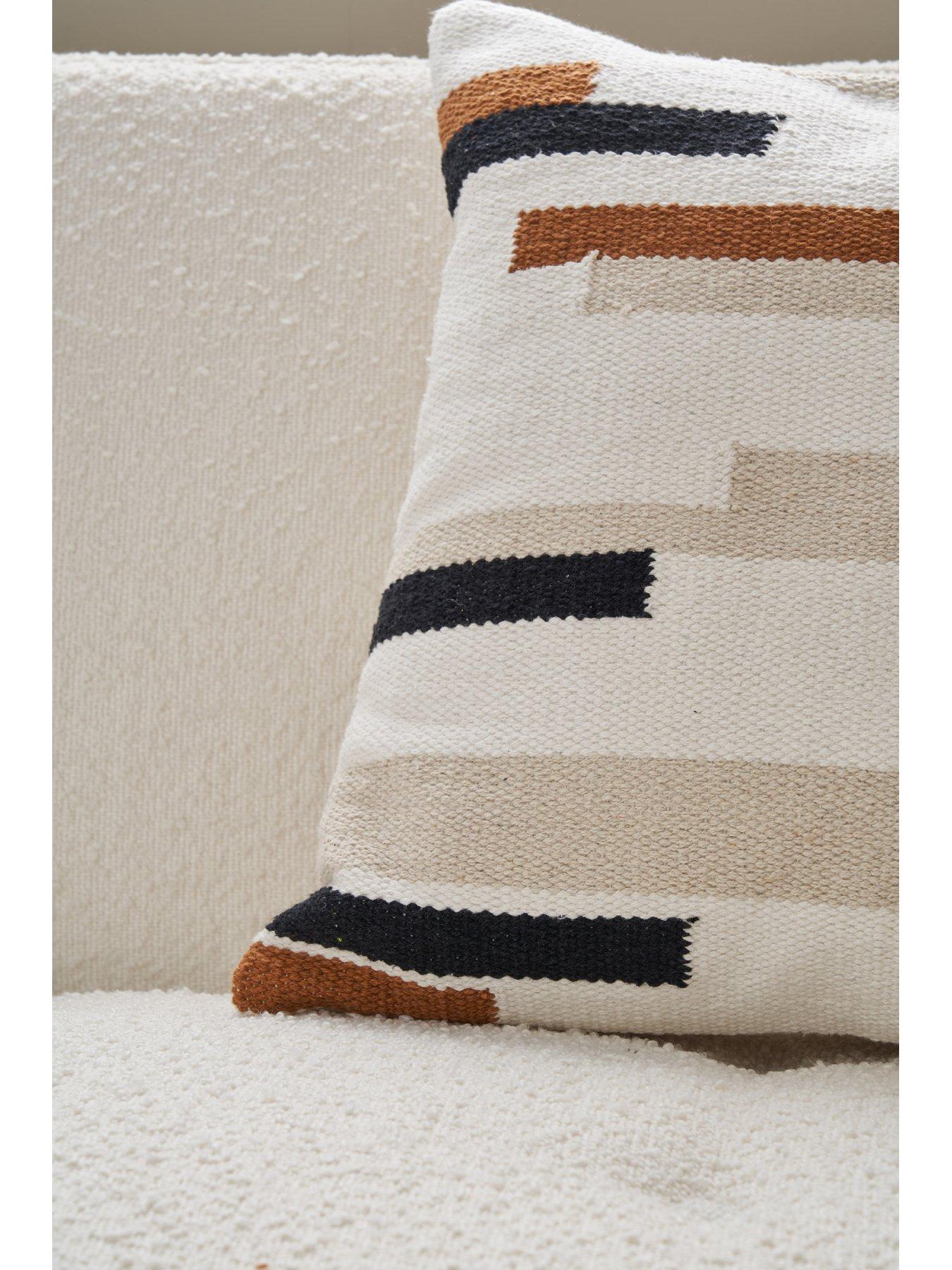 Image 7 of 7 of The Very Collection Woven Stripes Cushion