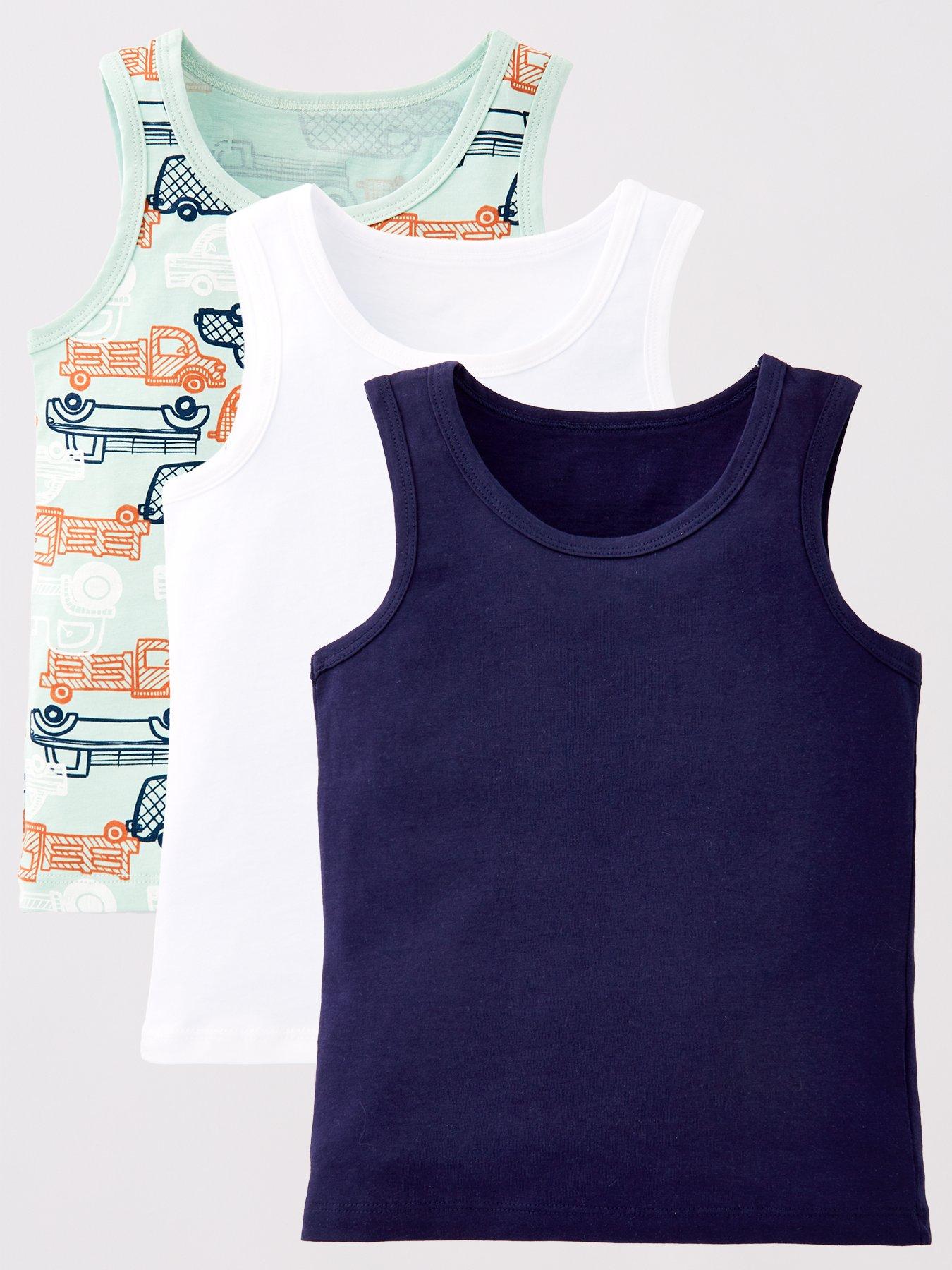 Mini V by Very Boys 3 Pack Transport Vest - Multi