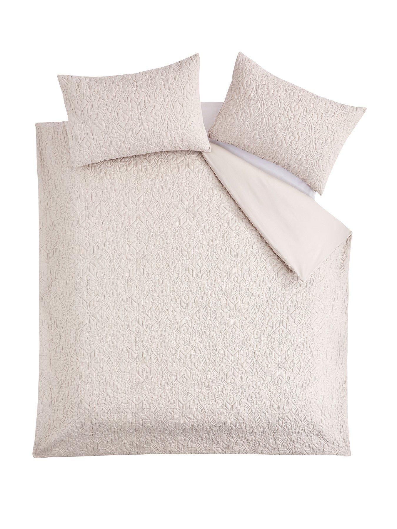 Image 2 of 5 of The Very Collection Retreat Pinsonic Duvet Cover Set - Natural
