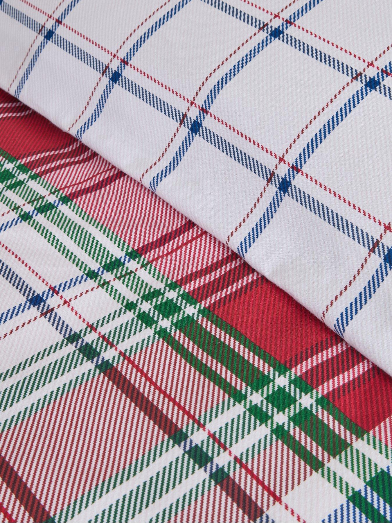 Image 4 of 5 of The Very Collection Brushed Cotton Check Duvet Cover&nbsp;Set