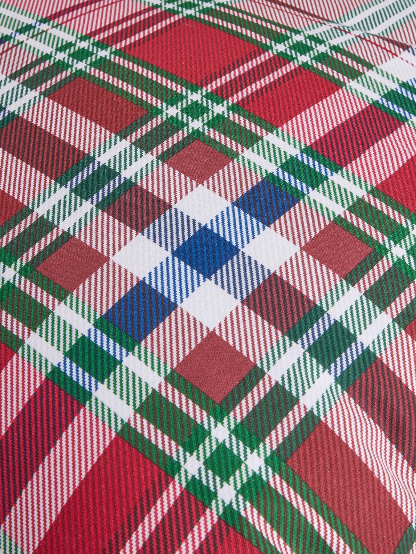 the-very-collection-brushed-cotton-check-duvet-covernbspsetdetail