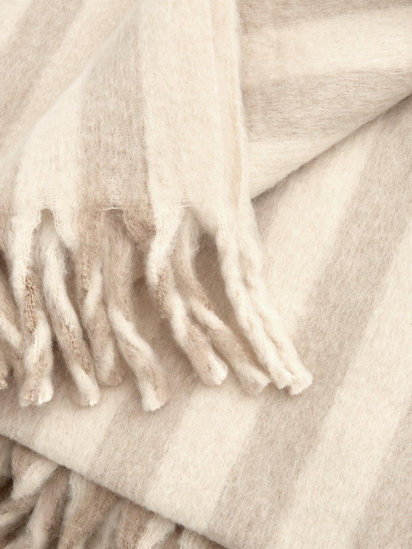 Image 4 of 4 of The Very Collection Super Soft Wool Blend Stripe Throw 130x150cm