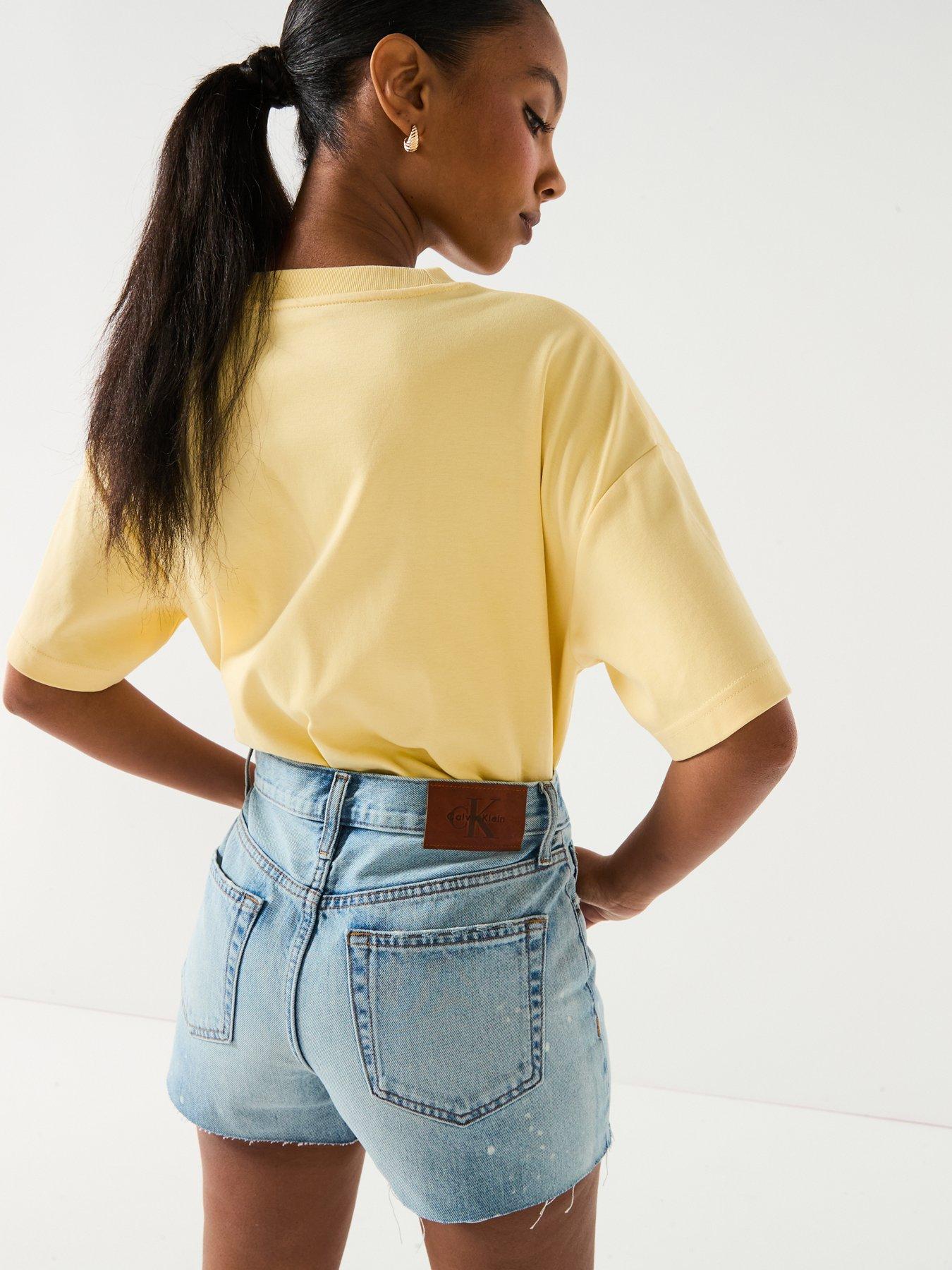 Image 2 of 5 of Calvin Klein Jeans Calvin Klein Jeans Denim Shorts - Light Denim