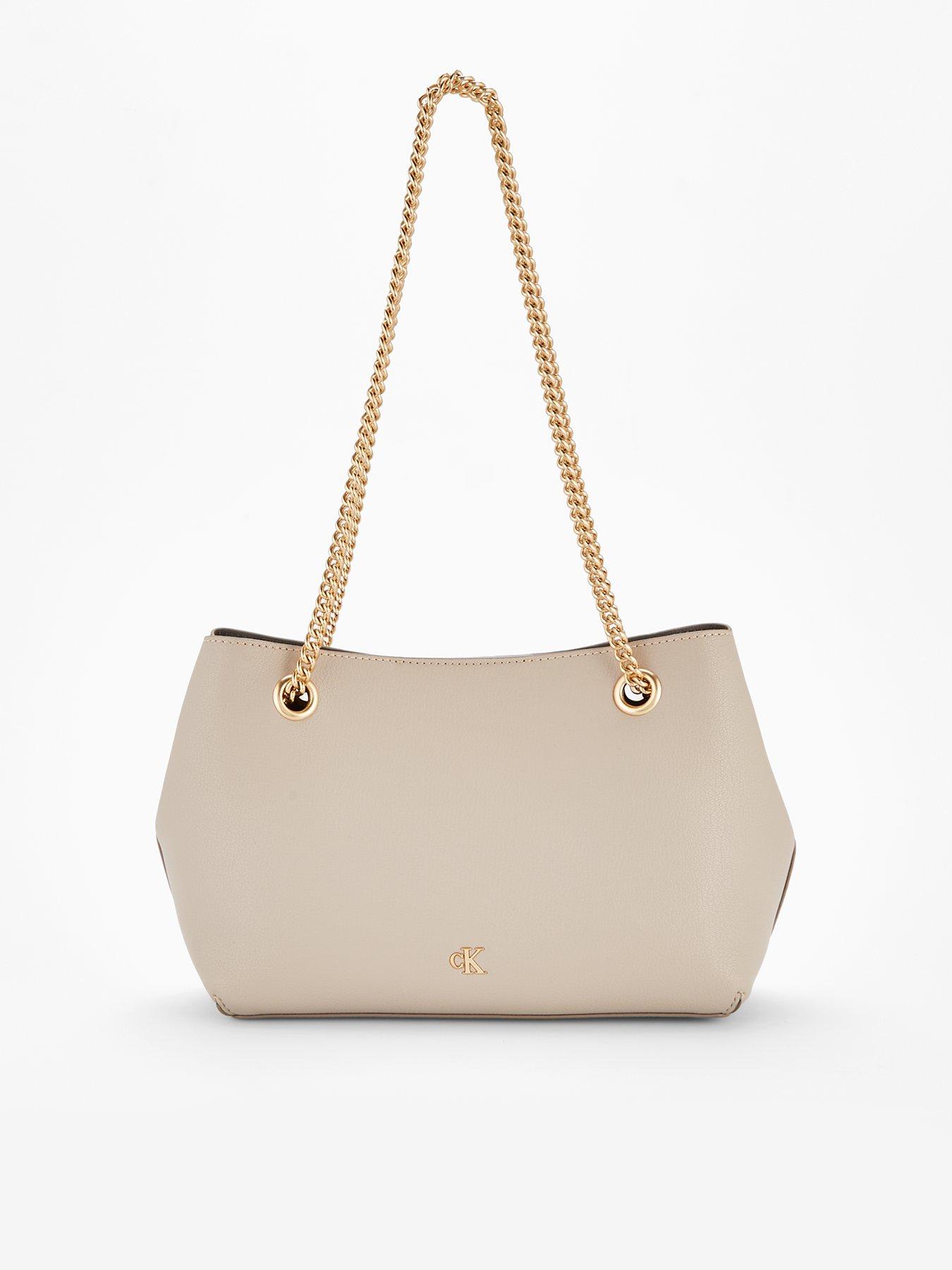 Image 1 of 4 of Calvin Klein Monogram Shoulder Bag &amp; Chateau