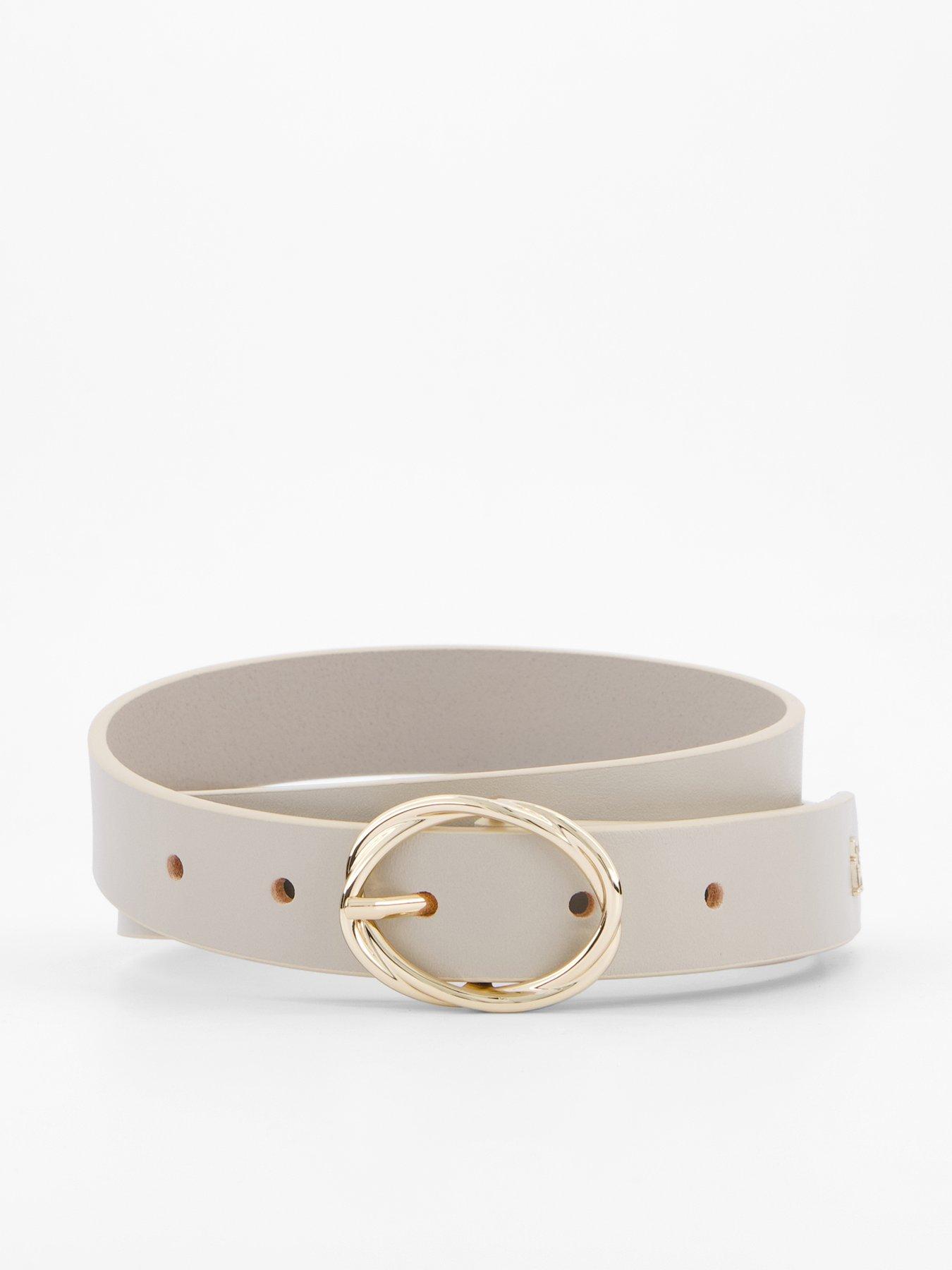 Image 1 of 4 of Tommy Hilfiger Hilfiger Chic Belt - Beige