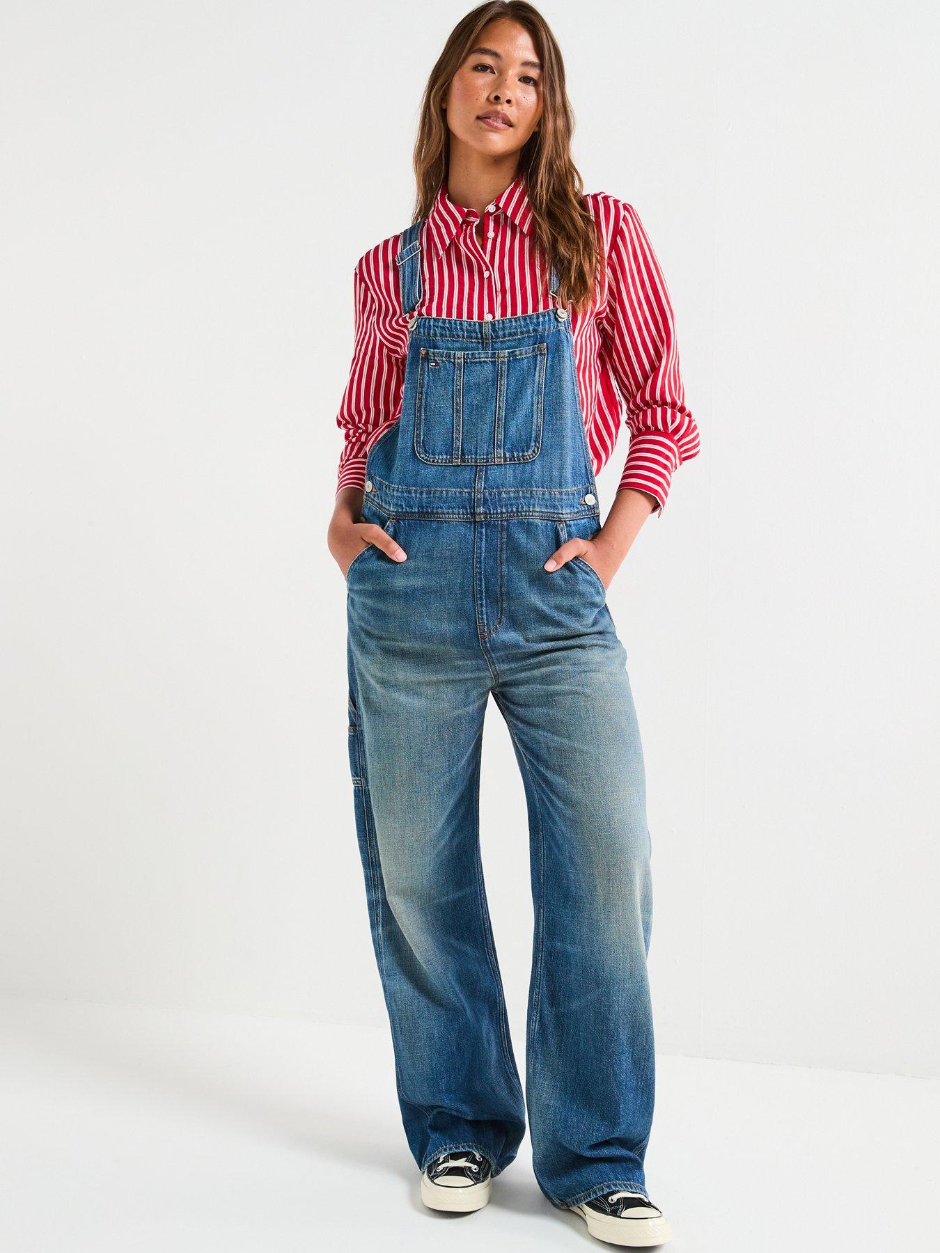 Tommy Jeans Classic Dungaree - Blue