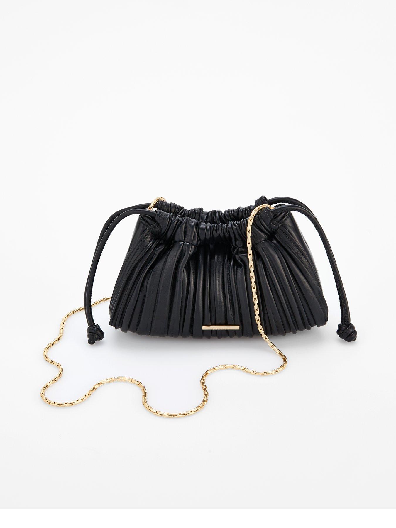 Calvin Klein Gathered Drawstring Crossbody Bag & Black | Very Ireland