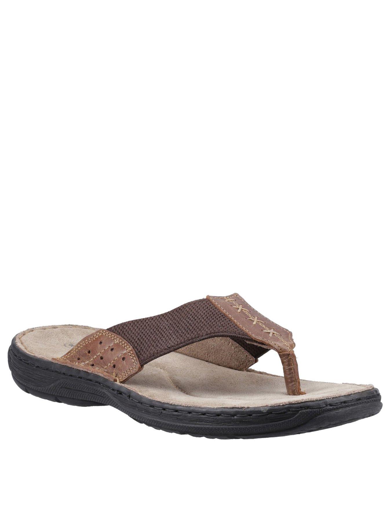 Image 2 of 5 of Hush Puppies Hush Puppies Alan Toepost Flip Flops