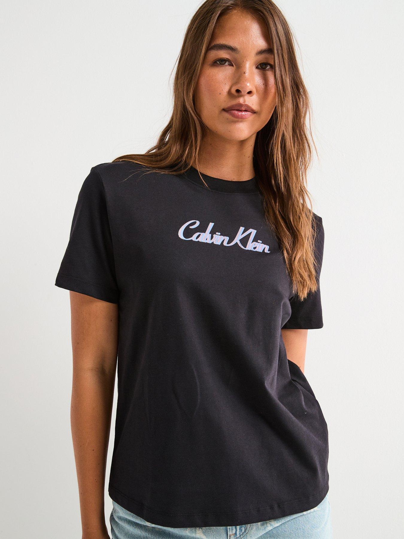 Calvin Klein Jeans Short Sleeve 20s Classic Logo T-shirt - Black