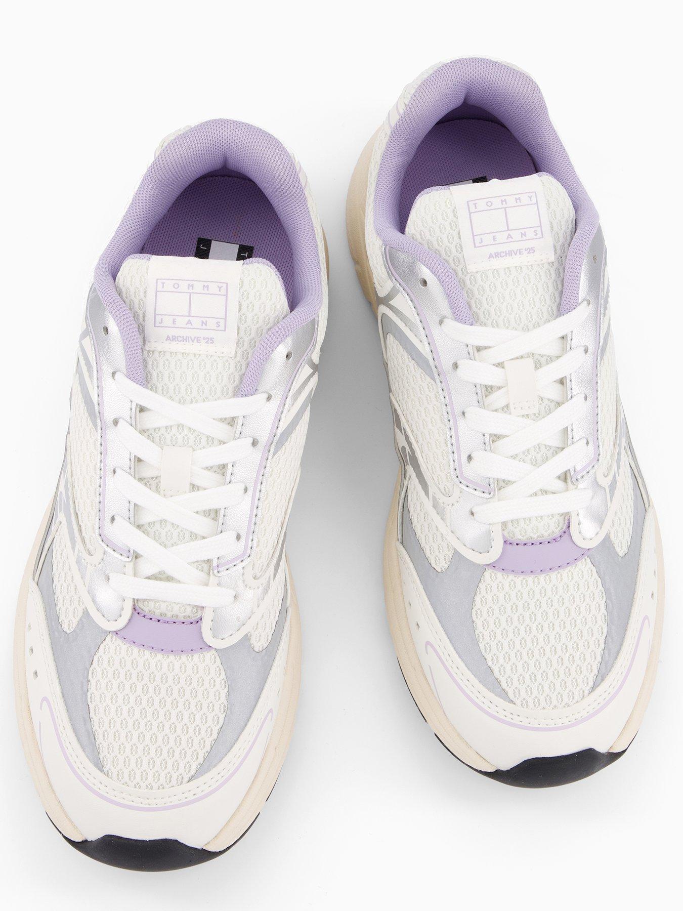 Image 3 of 7 of Tommy Jeans Archive 25 Sneakers - Ecru/Pale Amethyst