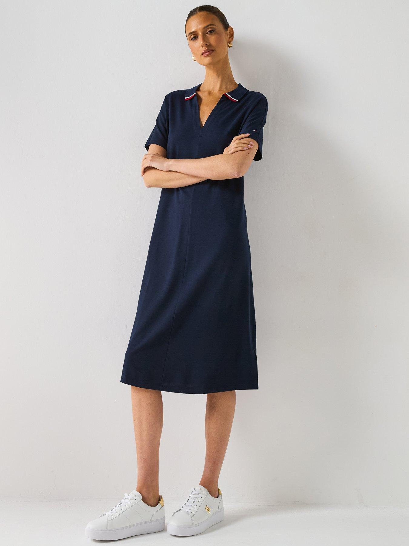 tommy-hilfiger-slim-mini-polo-dress-navyback