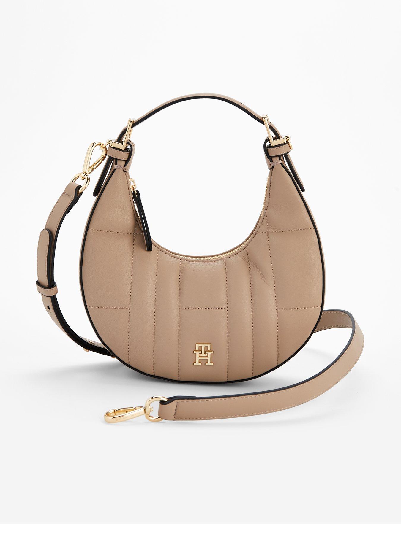 Tommy Hilfiger Moon Shape Crossbody Bag - Taupe