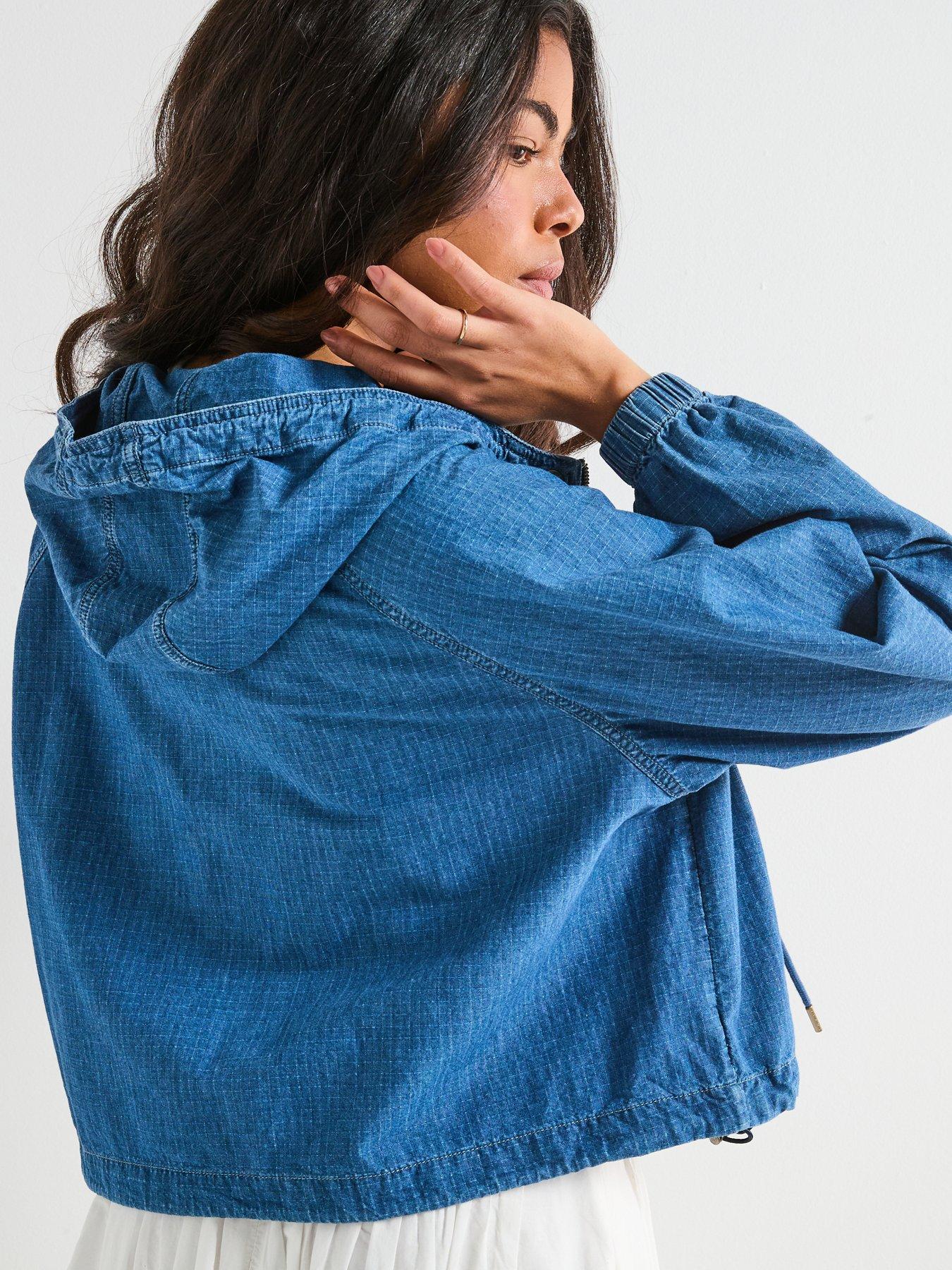Image 2 of 6 of Tommy Jeans Zip Through Ripstop Jkt Ci8050 - Blue