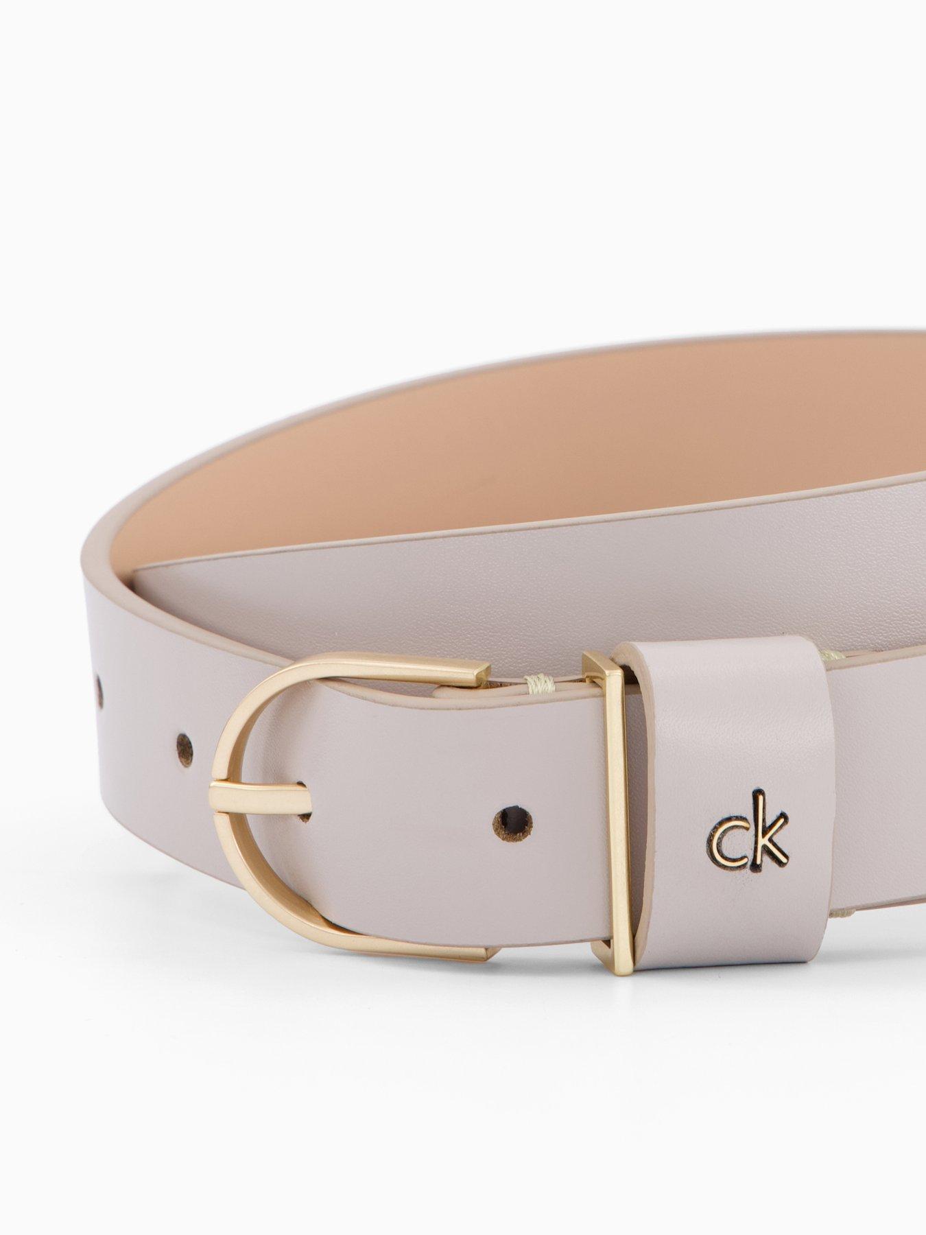 Image 2 of 3 of Calvin Klein Ck Buckle Belt 25Mm &amp; Chateau - Pink