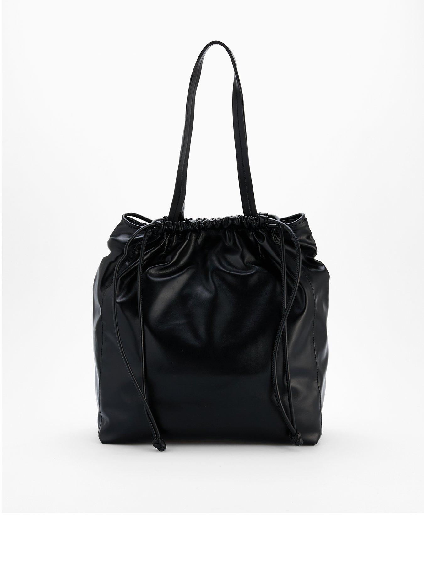 Calvin Klein Drawstring Tote  &  Black