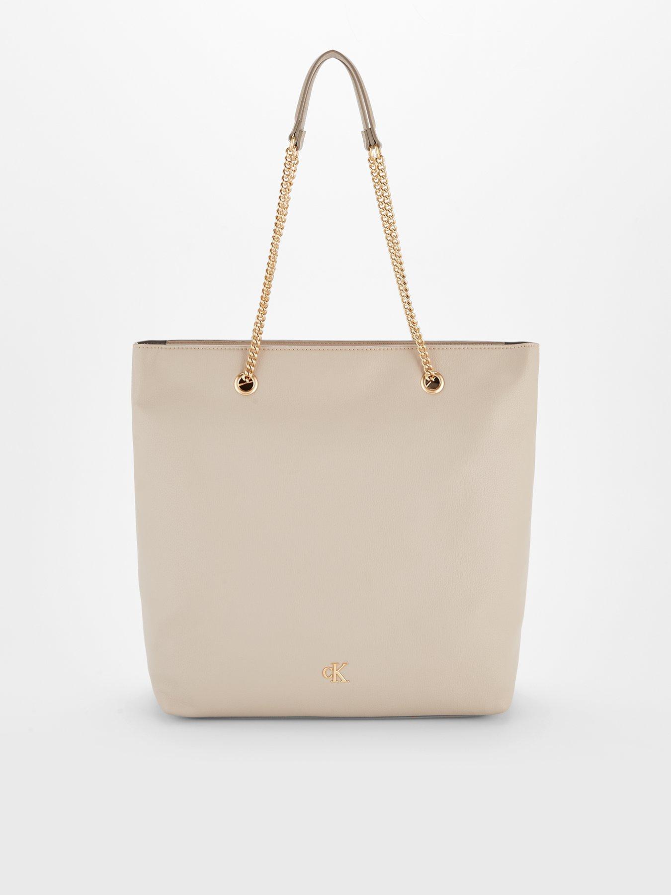 Calvin Klein Monogram Chain Tote Bag  &  Chateau