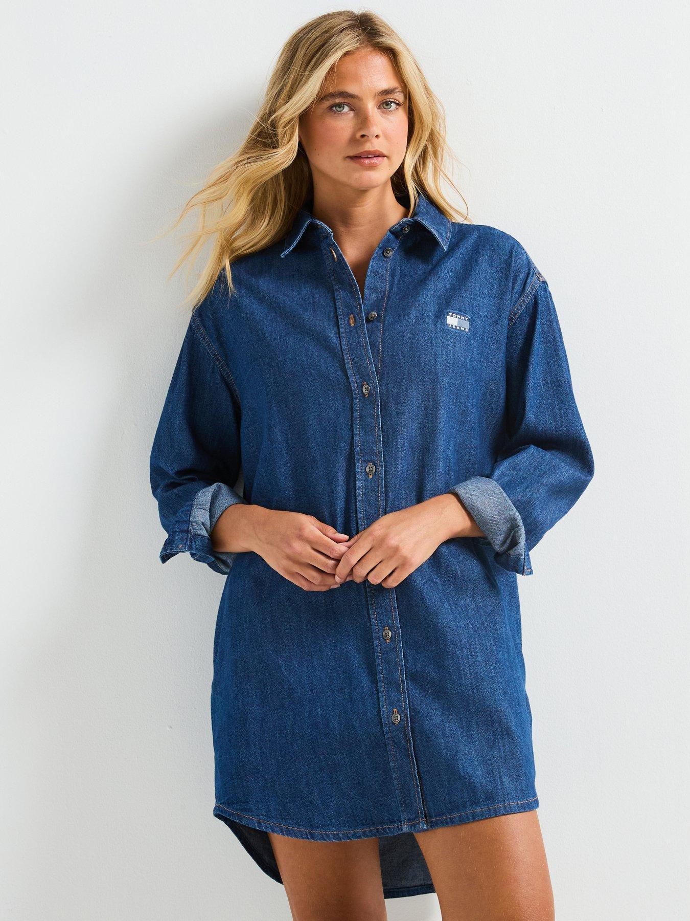 undefined Relaxed Shirt Dress