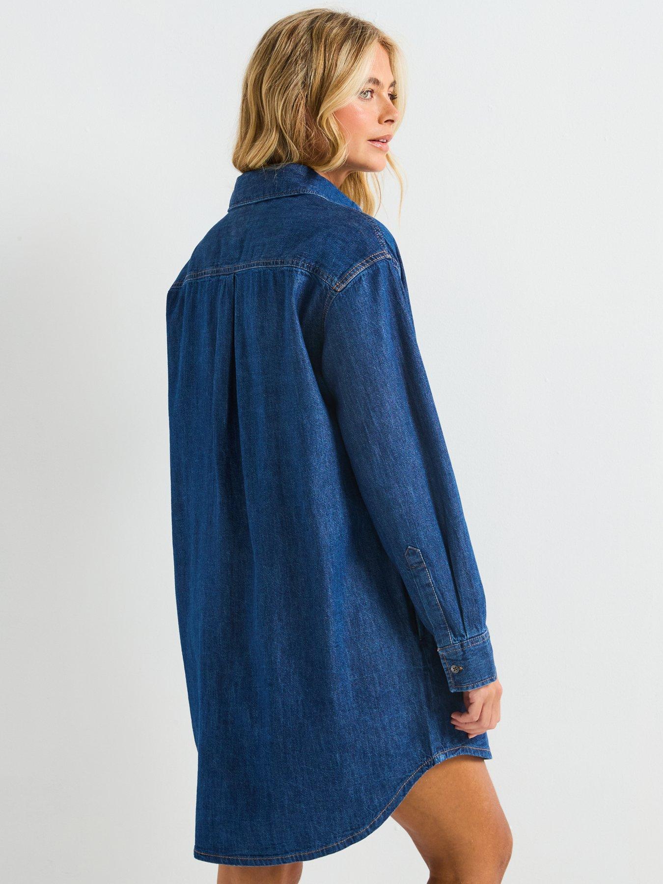 tommy-jeans-relaxed-shirt-dress-bluestillFront