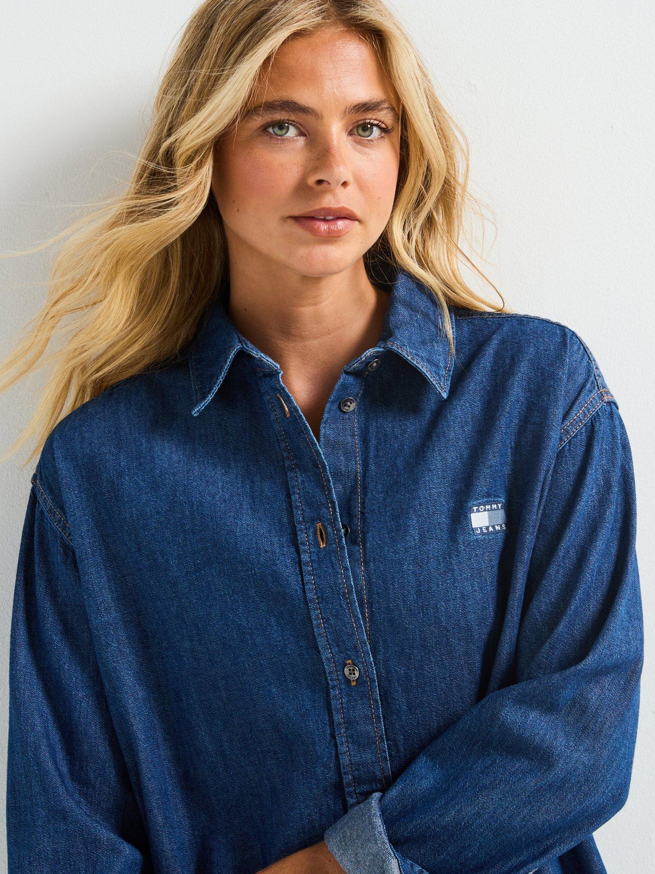 tommy-jeans-relaxed-shirt-dress-blueoutfit