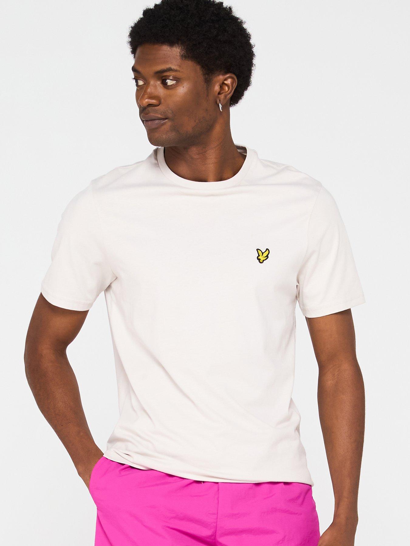 Image 1 of 4 of Lyle & Scott Plain T-Shirt - Beige