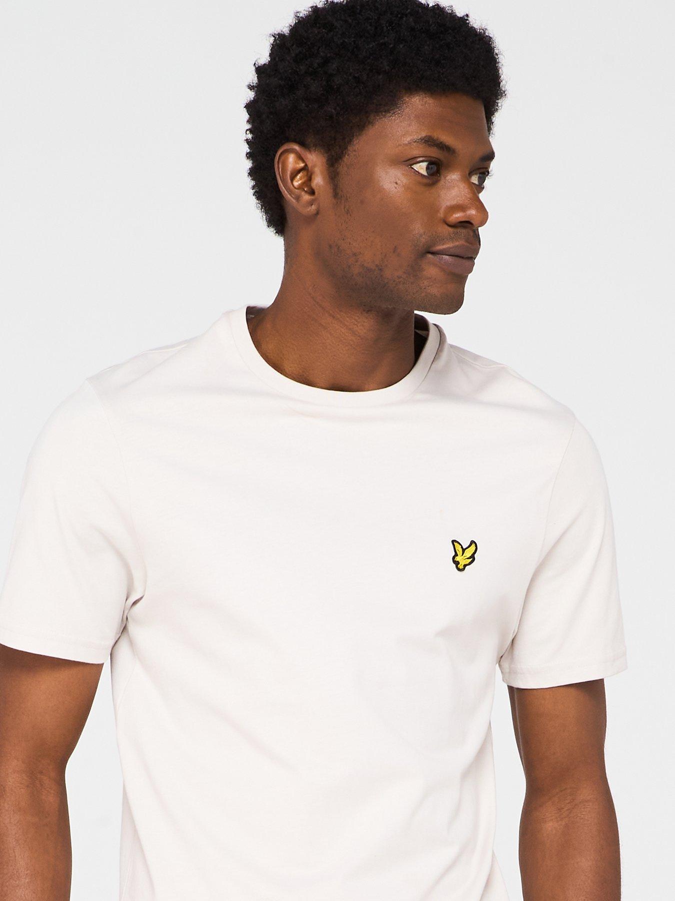 lyle-scott-plain-t-shirt-beigeoutfit