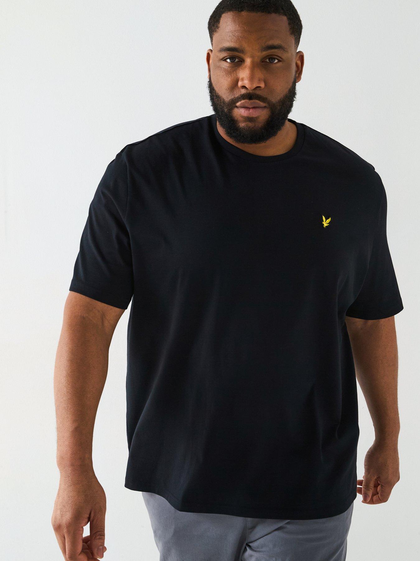 lyle-scott-big-tall-plain-t-shirt-black