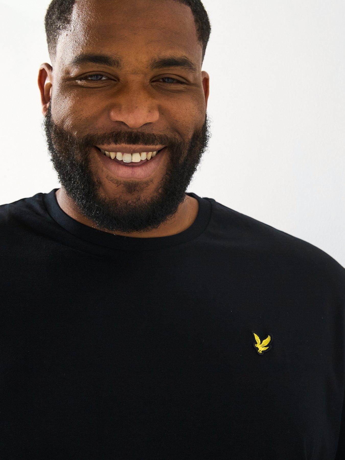 lyle-scott-big-tall-plain-t-shirt-blackoutfit
