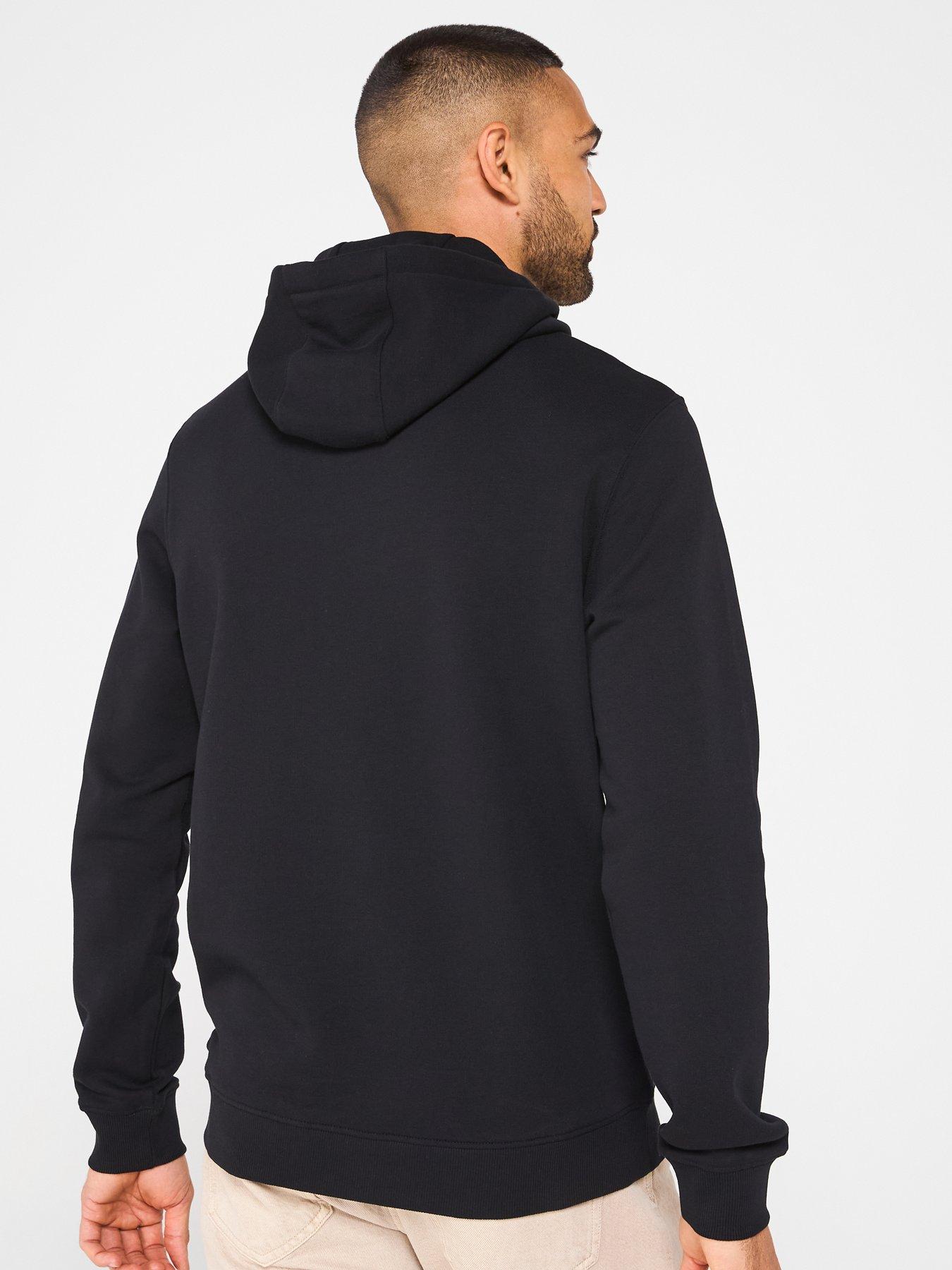 Image 2 of 6 of Lyle & Scott Embroidered Graphic Pullover Hoodie - Black