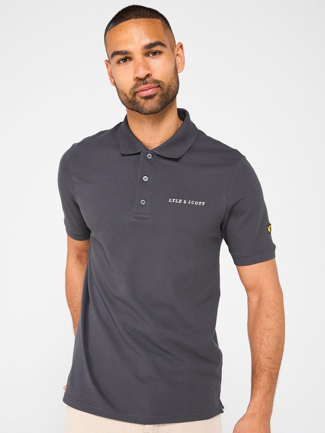 undefined Embroidered Polo Shirt - Dark Grey