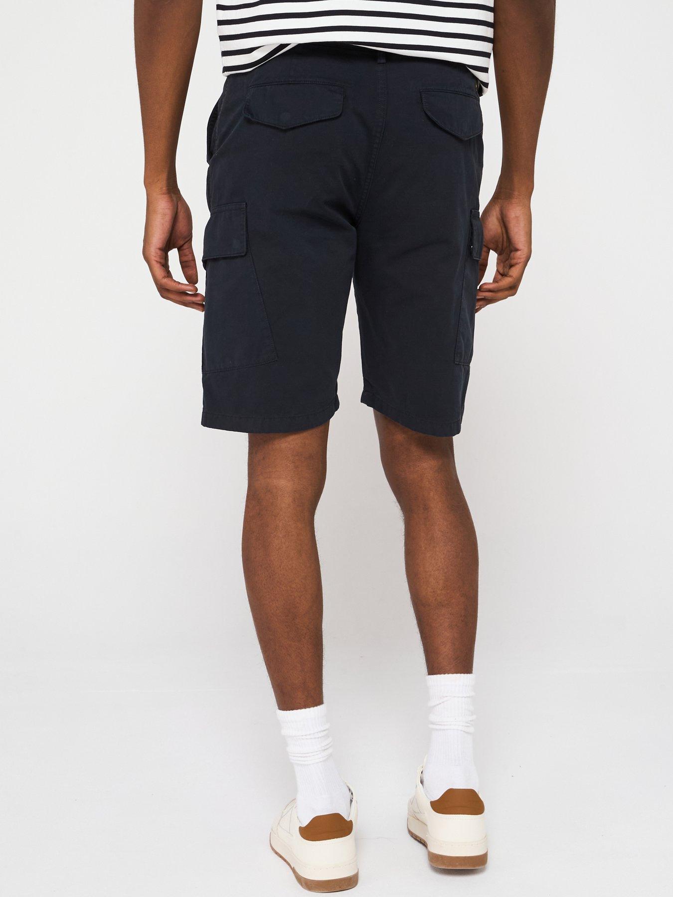 Image 2 of 6 of Lyle & Scott Cargo Shorts - Black
