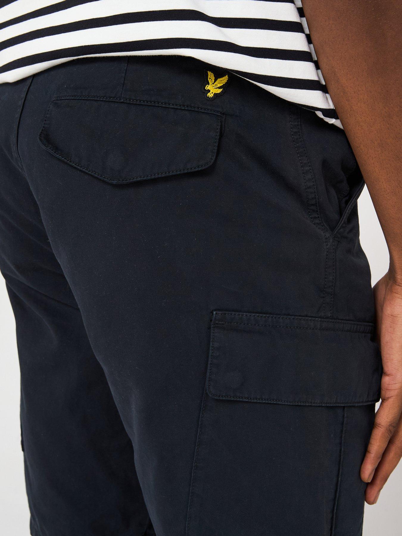 Image 6 of 6 of Lyle & Scott Cargo Shorts - Black