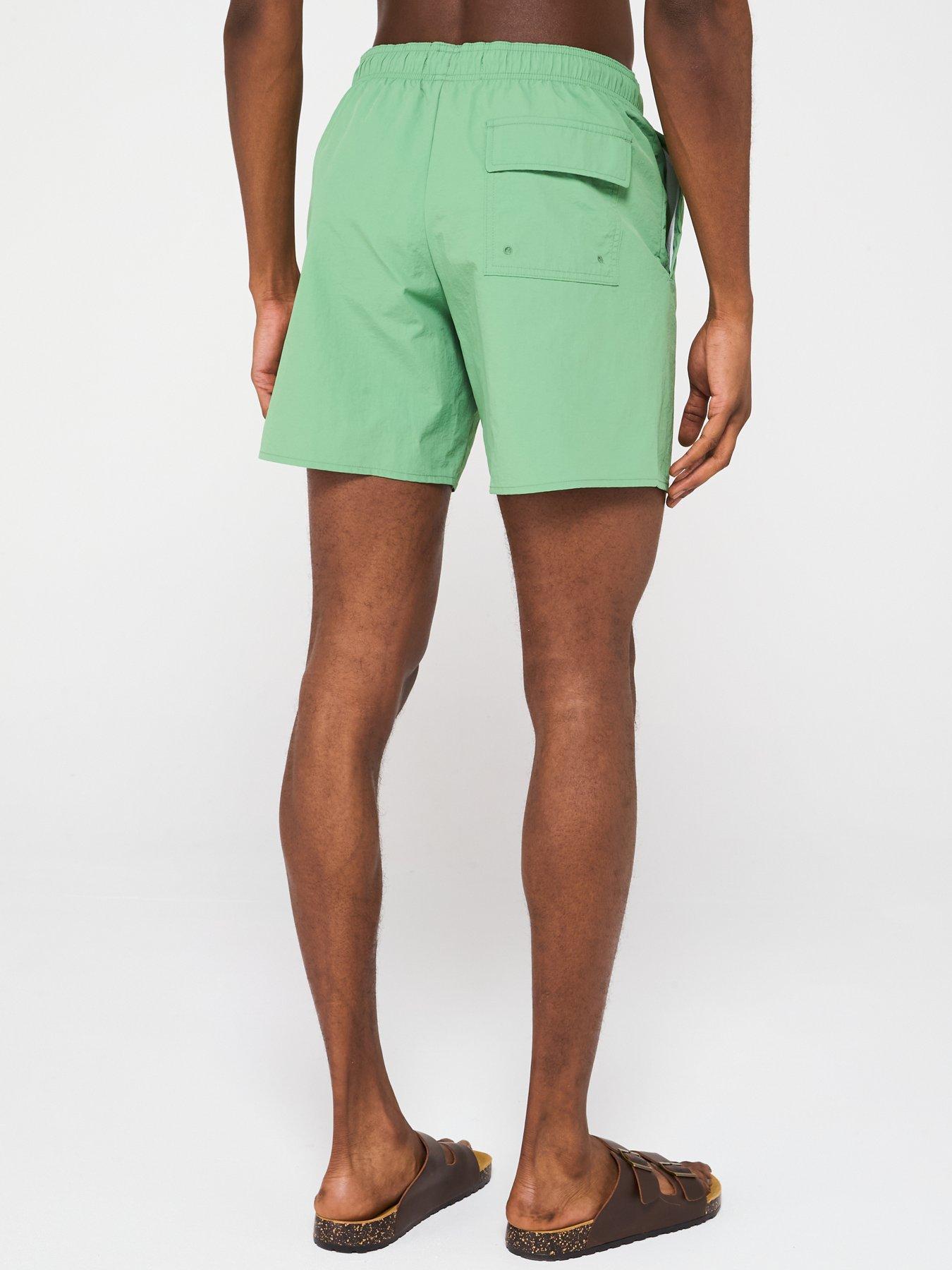 lyle-scott-plain-swim-shorts-greenstillFront