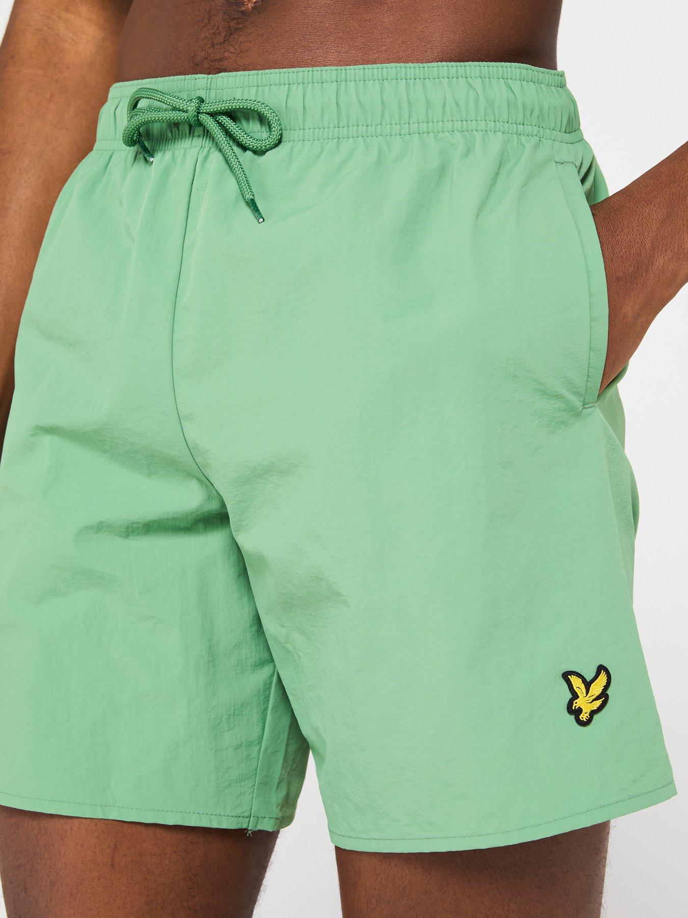 lyle-scott-plain-swim-shorts-greenoutfit