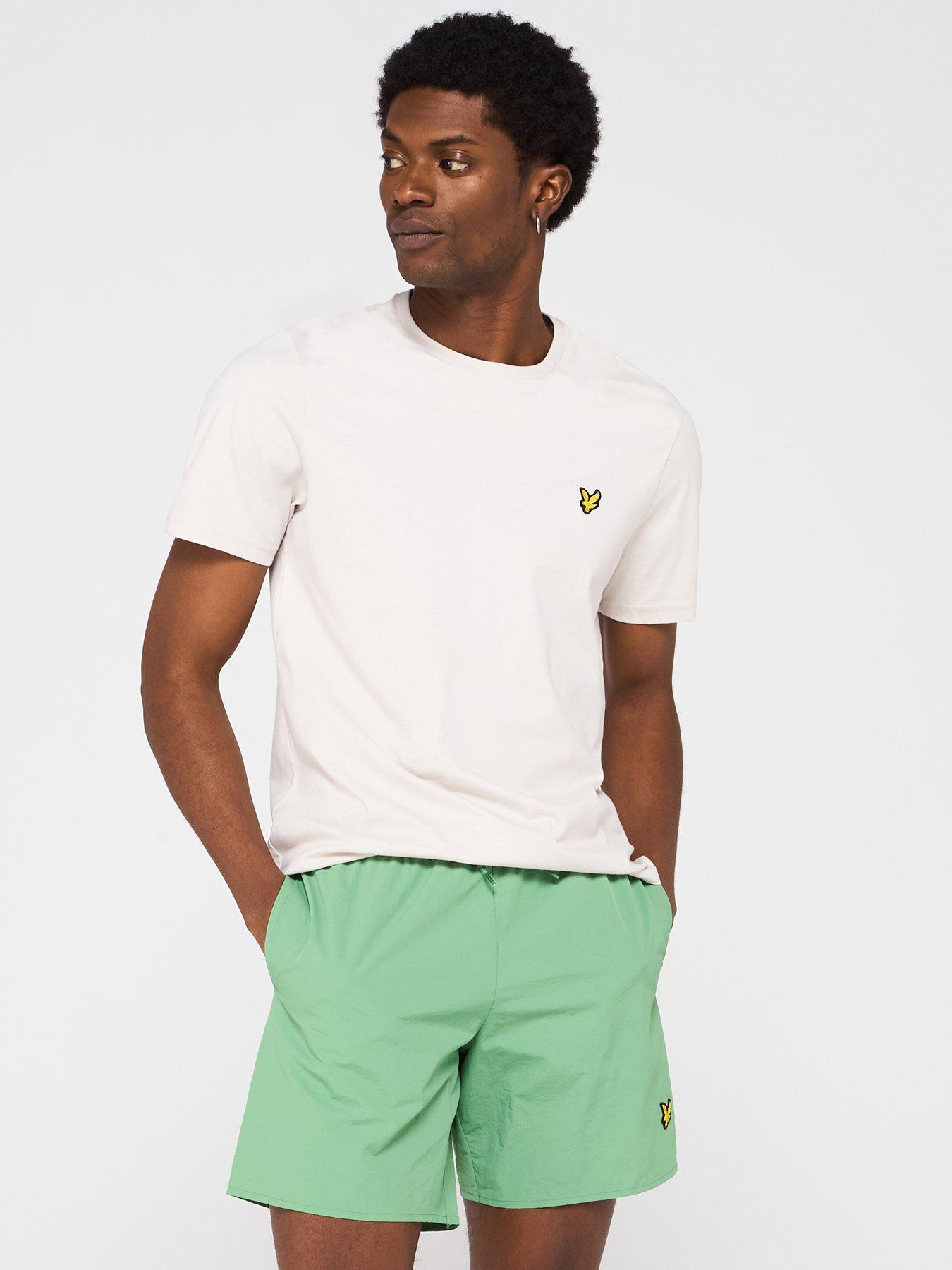 lyle-scott-plain-swim-shorts-greendetail