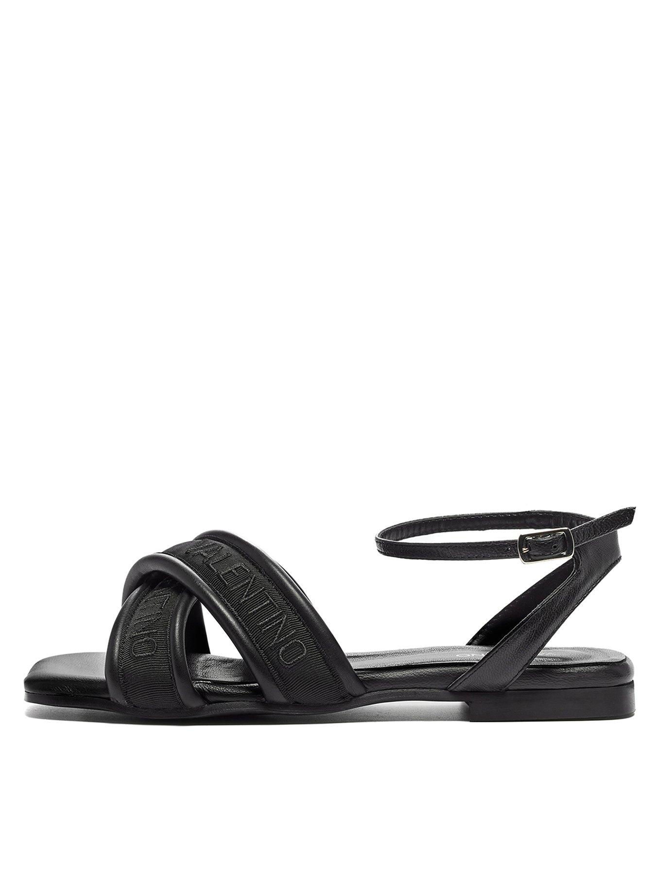 valentino-dress-sandal-blackfront