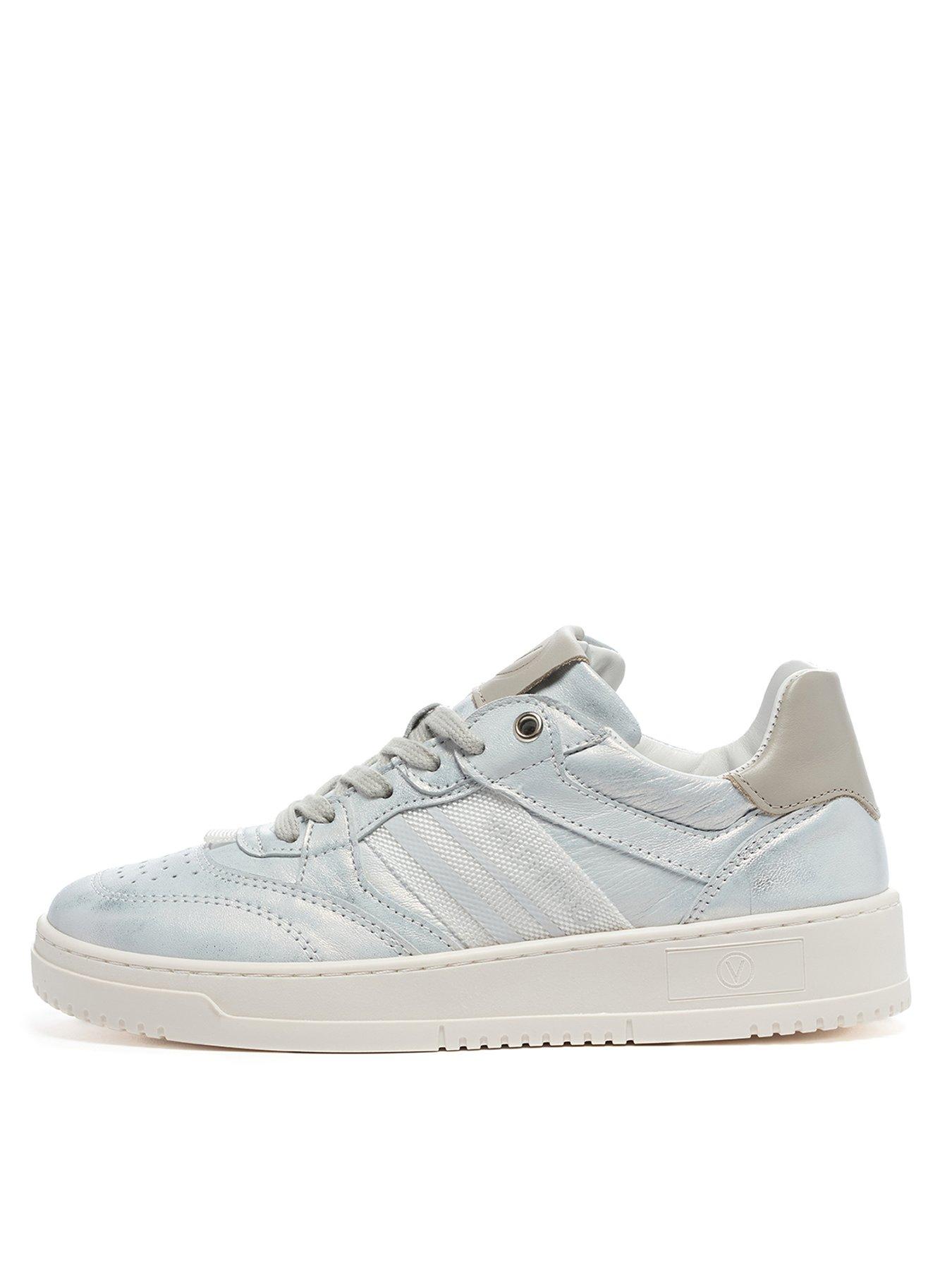 Image of Valentino Saturno Sneaker Lace-Up - Silver