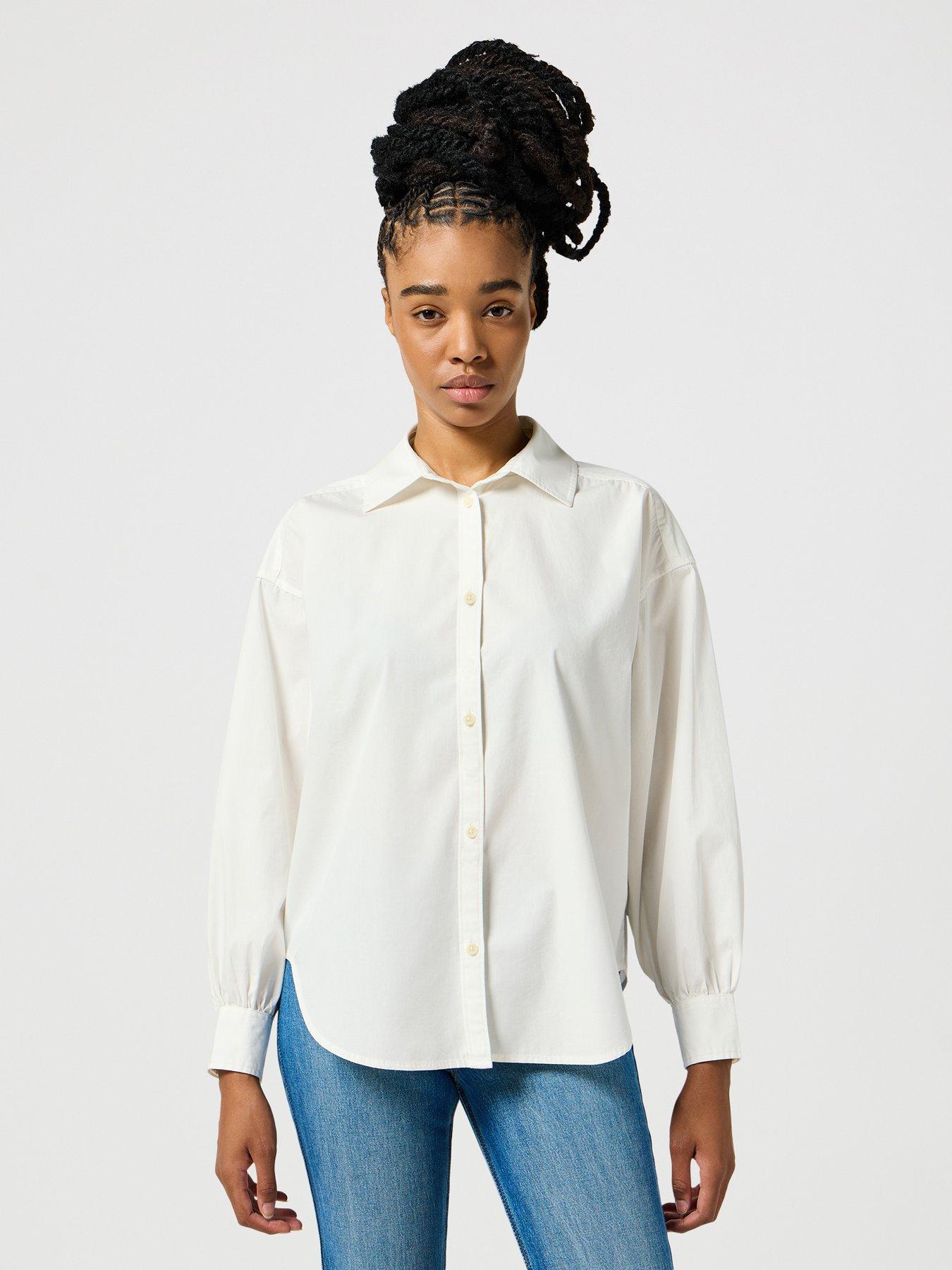 Image of Wrangler Cool Girl Shirt- White