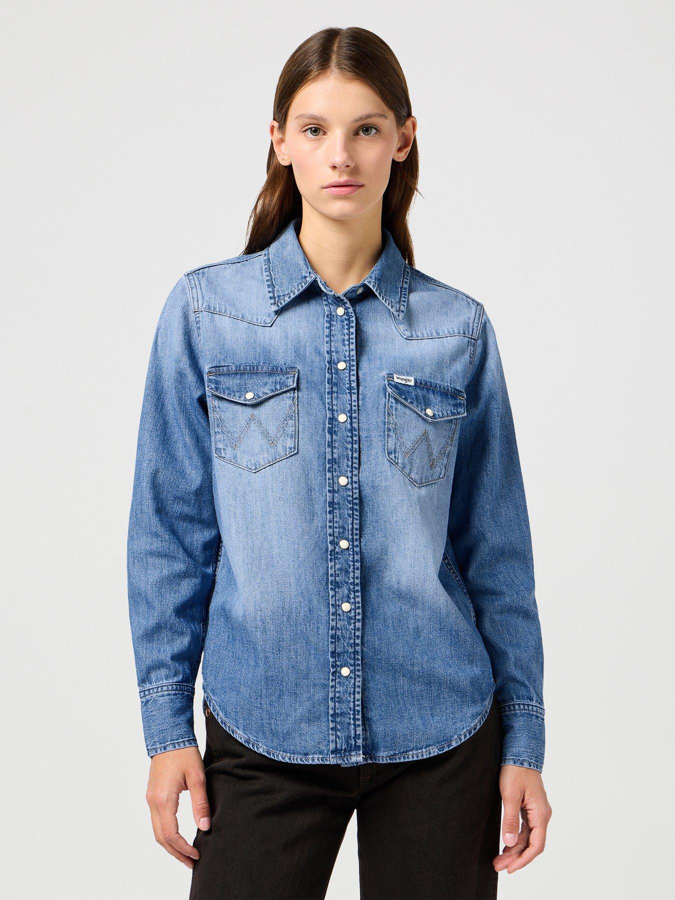 Wrangler Heritage Denim Shirt - Blue