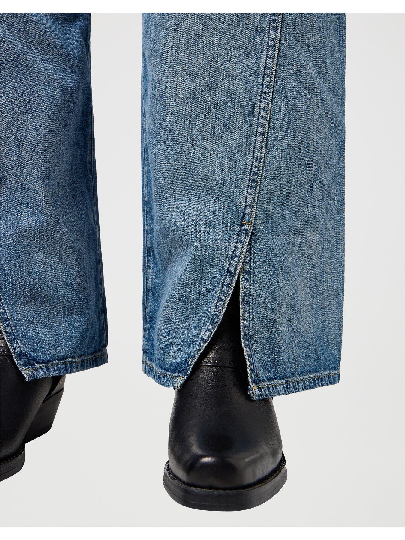 Image 4 of 5 of Wrangler Loose Straight Leg Jean - Mid Wash