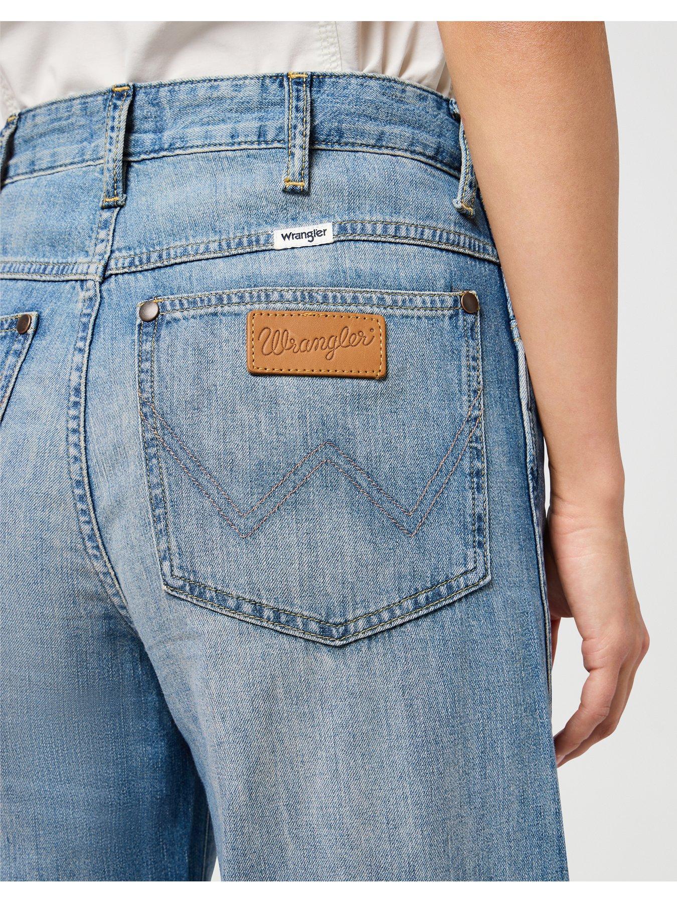 Image 5 of 5 of Wrangler Loose Straight Leg Jean - Mid Wash