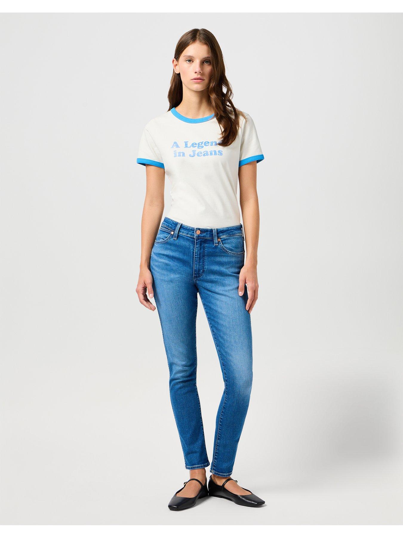 Image 3 of 5 of Wrangler Skinny Jeans - Blue
