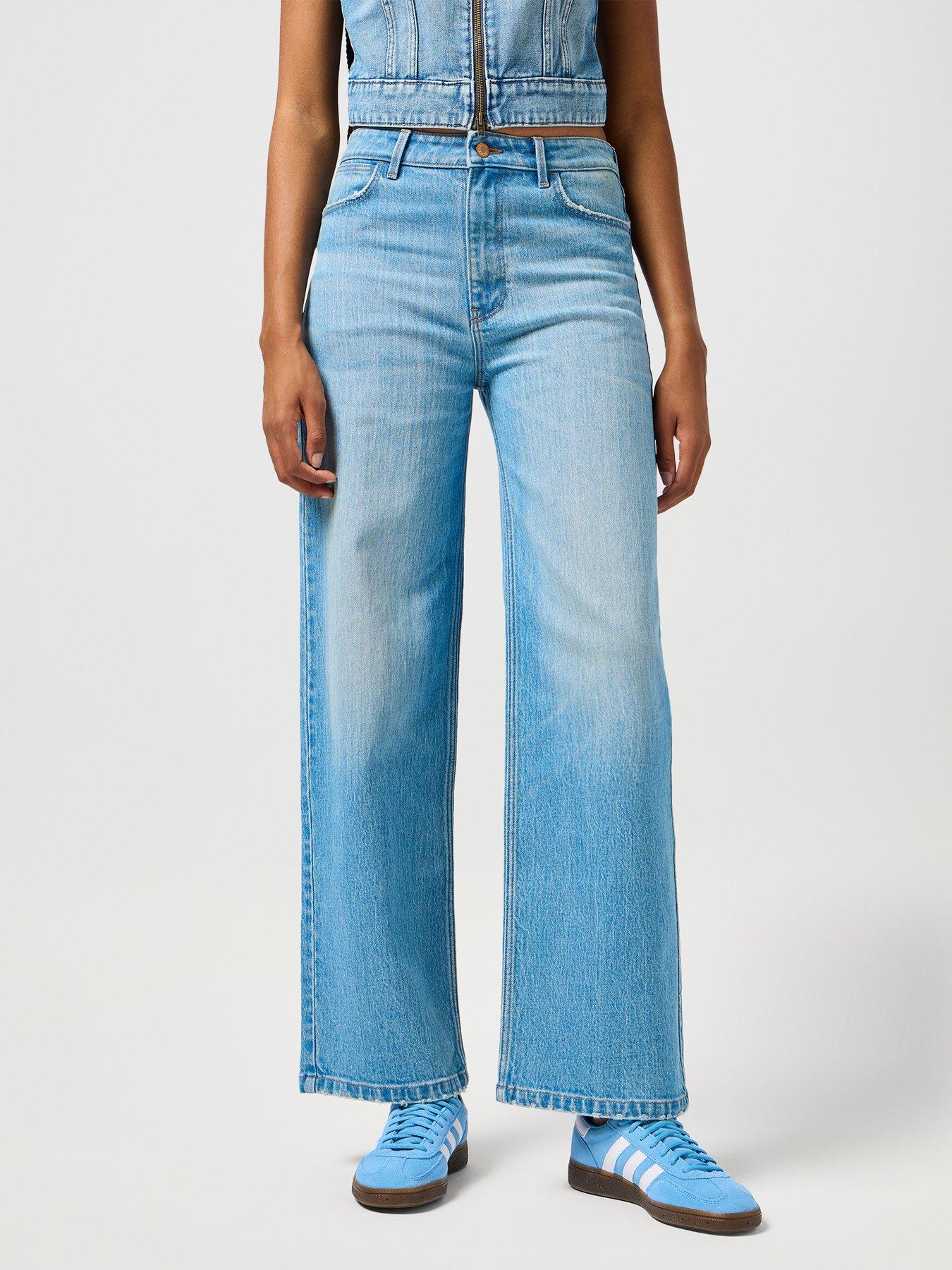 Image 1 of 5 of Wrangler Loose Straight Jean- Blue