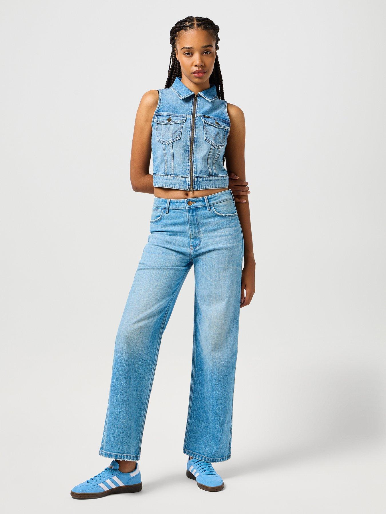 Image 3 of 5 of Wrangler Loose Straight Jean- Blue