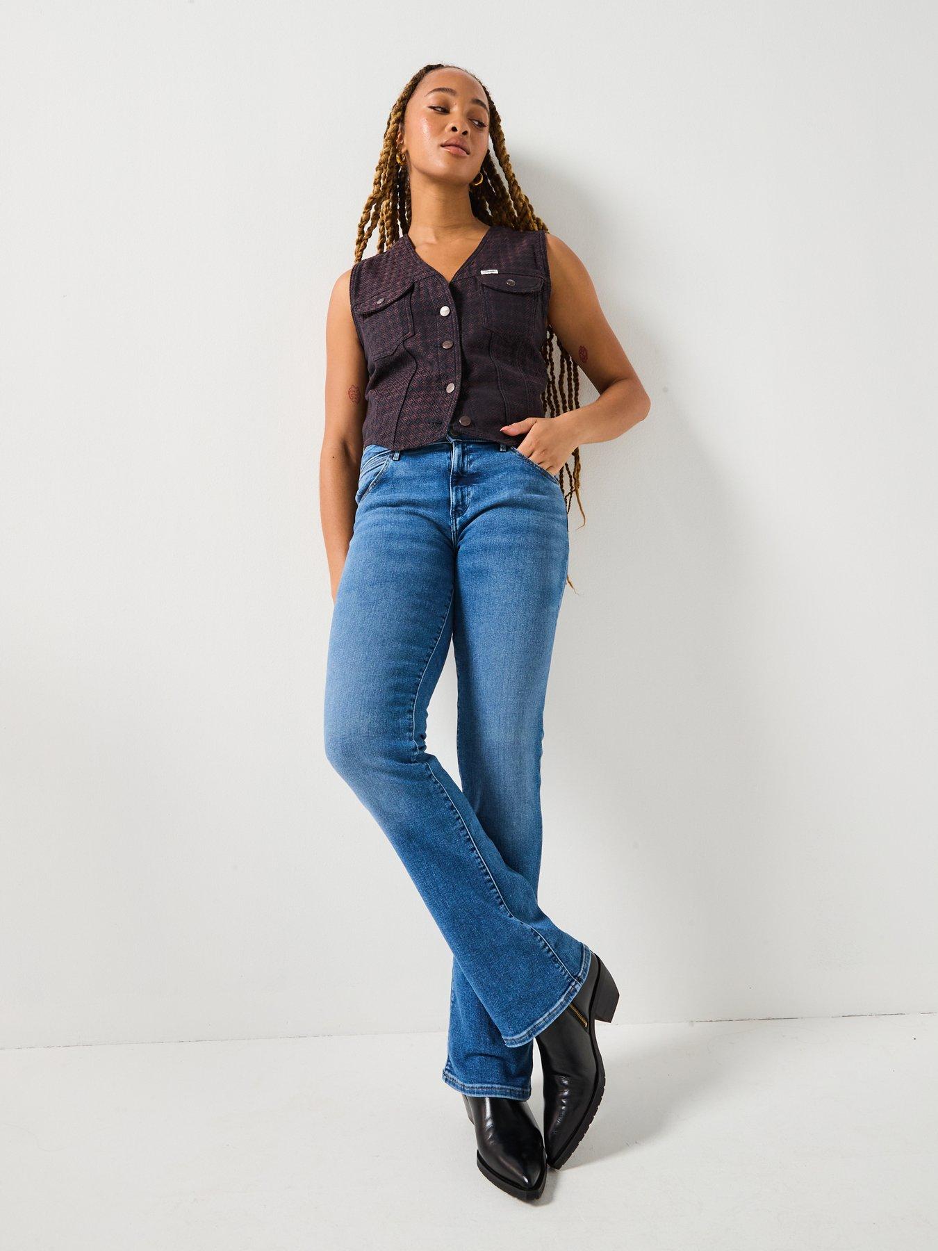 Image 3 of 6 of Wrangler Bootcut Jeans - Blue