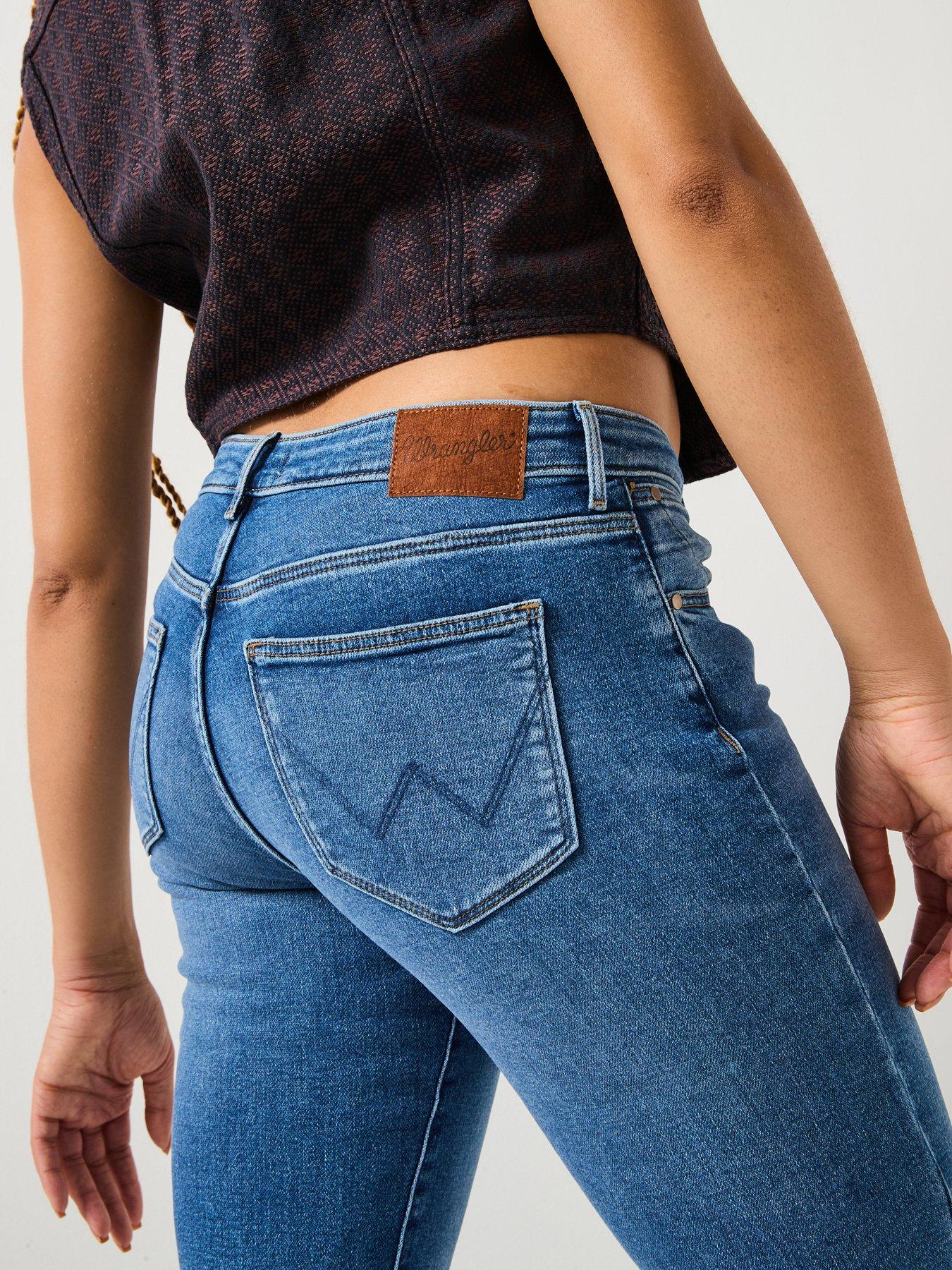 Image 6 of 6 of Wrangler Bootcut Jeans - Blue
