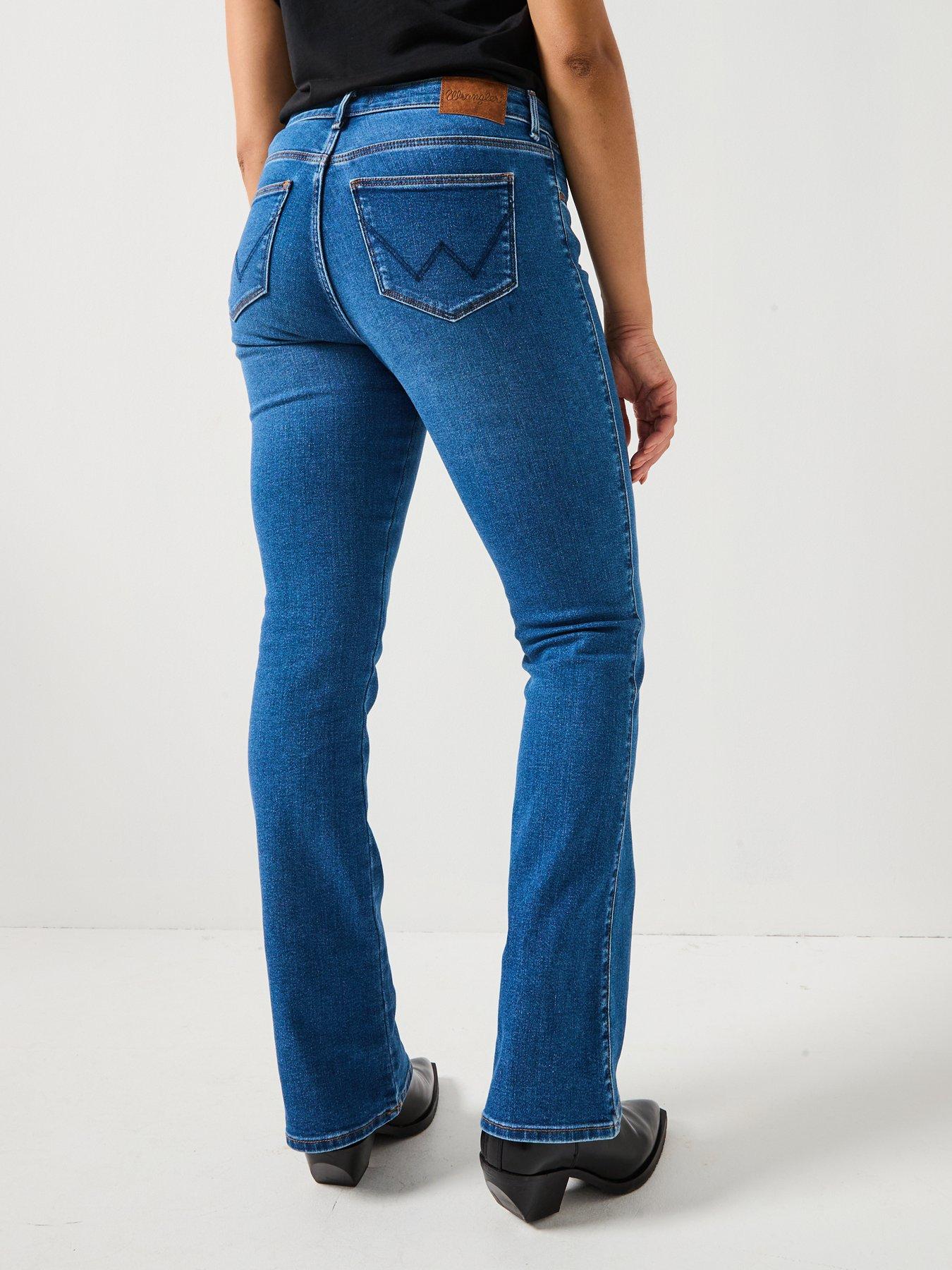 Image 2 of 6 of Wrangler Bootcut Jeans - Blue
